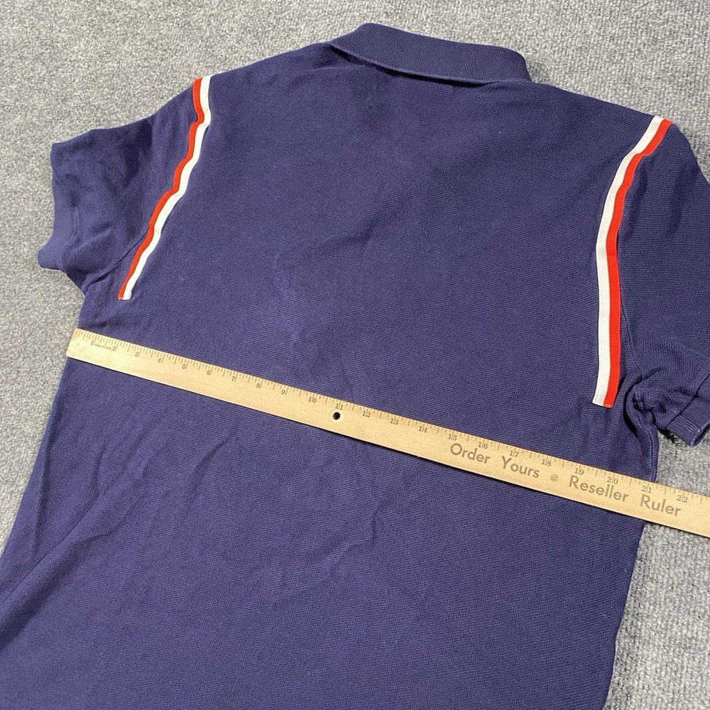 Lacoste Alligator Tennis Polo Shirt Mens XL Cotton Knit Stretch Retro Embroidery - Picture 8 of 8